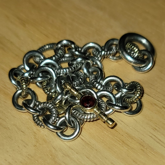 Jane bohan 925 18k Toggle Bracelet - Picture 2 of 6